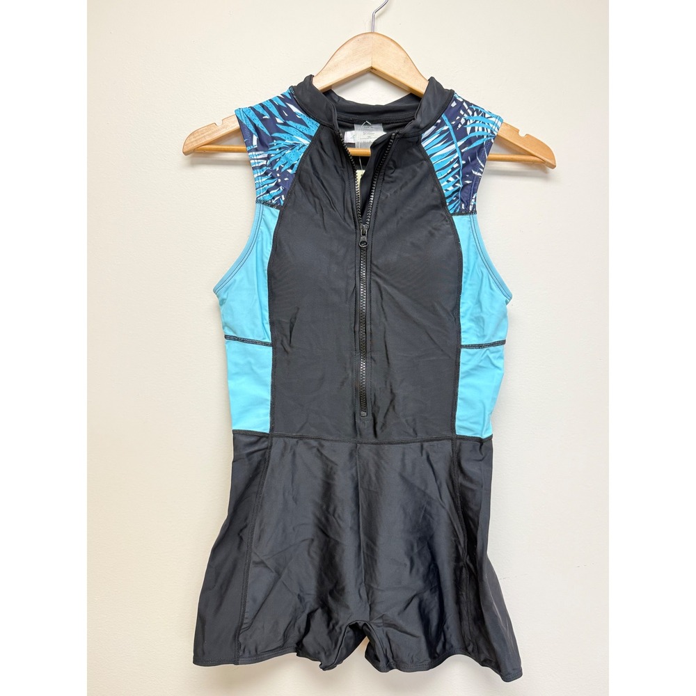 Ecupper‎ Wetsuit With Zipper Shorts One Piece Swim Suit Sz M NWT